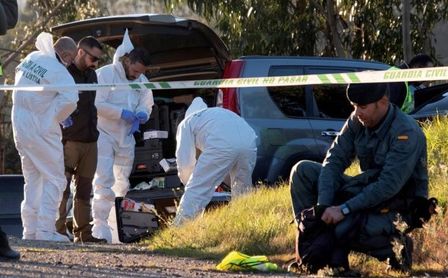 La Policía buscando pruebas del asesinato de Laura Luelmo La Policía buscando pruebas del asesinato de Laura Luelmo