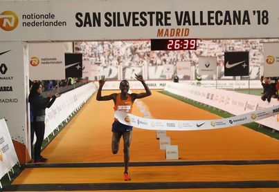 Kiplimo y Kosgei revientan los récords de Vallecas Kiplimo y Kosgei revientan los récords de Vallecas