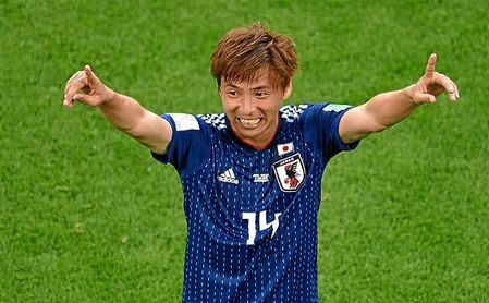 Takashi Inui, con Japón durante el pasado Mundial de Rusia. Takashi Inui, con Japón durante el pasado Mundial de Rusia.
