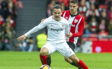 Roque Mesa: "Me sacan amarila por el VAR" Roque Mesa: "Me sacan amarila por el VAR"