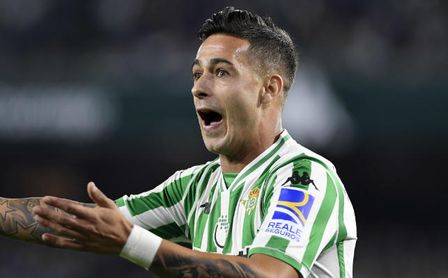 Partido de LaLiga Santader entre el Betis y el Valladolid. En la imagen, Sergio León. Partido de LaLiga Santader entre el Betis y el Valladolid. En la imagen, Sergio León.