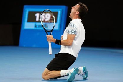 Bautista Agut repite en cinco sets para acceder a tercera ronda Bautista Agut repite en cinco sets para acceder a tercera ronda