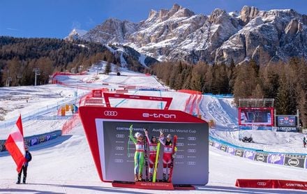 Lindsey Vonn, lejos de Ramona Siebenhofer en su reaparición Lindsey Vonn, lejos de Ramona Siebenhofer en su reaparición