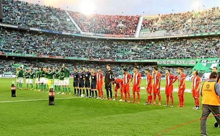 Imagen del último derbi de Copa, disputado en la 15/16 en el Benito Villamarín. Imagen del último derbi de Copa, disputado en la 15/16 en el Benito Villamarín.