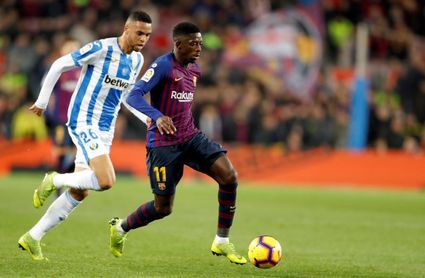 Dembélé sufre únicamente un esguince en el tobillo izquierdo Dembélé sufre únicamente un esguince en el tobillo izquierdo