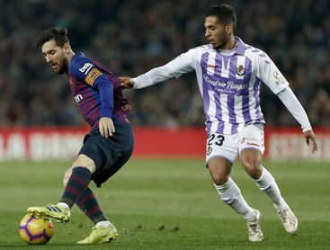 1-0. El Barcelona gana al descanso al Valladolid 1-0. El Barcelona gana al descanso al Valladolid