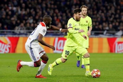 Lyon y Barcelona empatan a cero al descanso Lyon y Barcelona empatan a cero al descanso