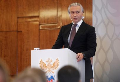 Alexandr Diúkov, nuevo presidente de la Unión de Fútbol de Rusia Alexandr Diúkov, nuevo presidente de la Unión de Fútbol de Rusia