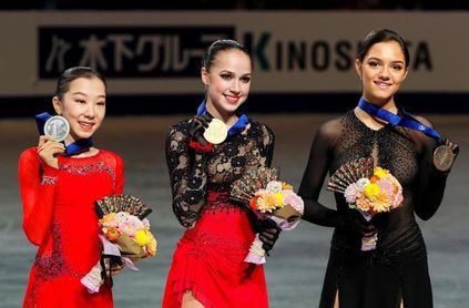 Zagitova logra la triple corona con 16 años, Tursynbaeva el primer cuádruple Zagitova logra la triple corona con 16 años, Tursynbaeva el primer cuádruple