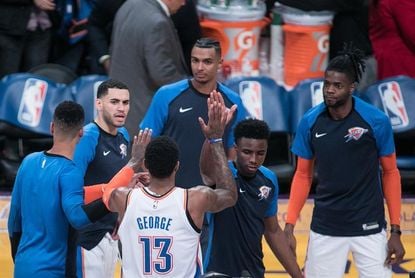 109-116. George lidera la victoria de los Thunder 109-116. George lidera la victoria de los Thunder