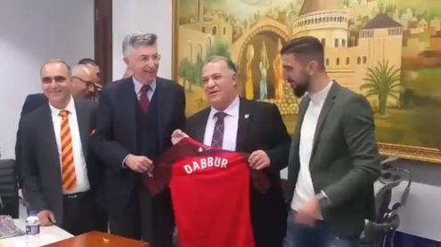 Dabbur presume del Sevilla en Nazaret Dabbur presume del Sevilla en Nazaret