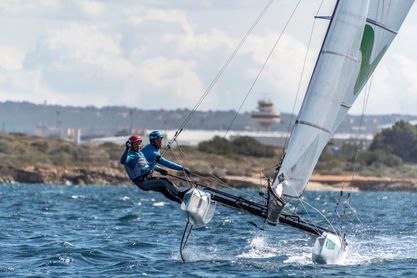 Iker Martínez y Olga Maslivets ganan la medalla de oro en el Nacra 17 Iker Martínez y Olga Maslivets ganan la medalla de oro en el Nacra 17