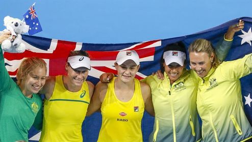 3-2. Australia gana a Bielorrusia y jugará la final en casa en noviembre 3-2. Australia gana a Bielorrusia y jugará la final en casa en noviembre