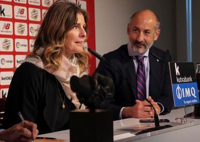Möstrom, "encantada" en Lezama, recibe con "orgullo y honor" el 'One Club Woman' Möstrom, "encantada" en Lezama, recibe con "orgullo y honor" el 'One Club Woman'