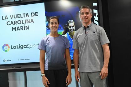 Carolina Marín: "Tenemos en mente el Mundial, pero no sé si llegaré" Carolina Marín: "Tenemos en mente el Mundial, pero no sé si llegaré"