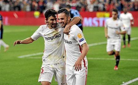 Sarabia no quiere salir mal del Sevilla. Sarabia no quiere salir mal del Sevilla.