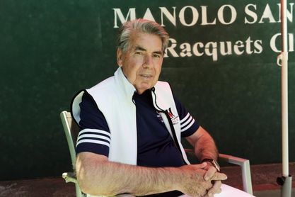 Manolo Santana: "He venido a ver ganar a Rafa" Manolo Santana: "He venido a ver ganar a Rafa"