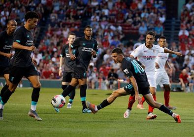 1-2. Nolito y Pozo dan el triunfo al Sevilla ante el Liverpool 1-2. Nolito y Pozo dan el triunfo al Sevilla ante el Liverpool