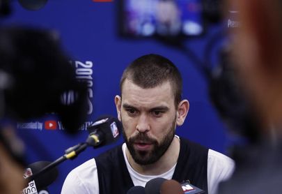 Marc Gasol: "Soy ambicioso y aspiro a lo máximo con España en el Mundial" Marc Gasol: "Soy ambicioso y aspiro a lo máximo con España en el Mundial"