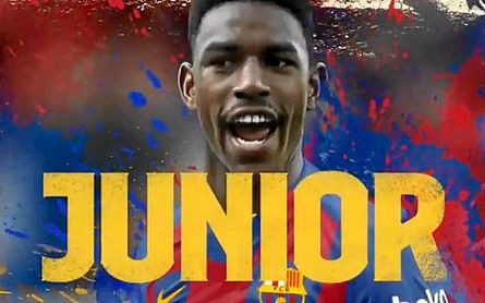 Oficial: Junior, jugador del Barça; el Betis recibe ya 18 millones e irá a por Borja Oficial: Junior, jugador del Barça; el Betis recibe ya 18 millones e irá a por Borja