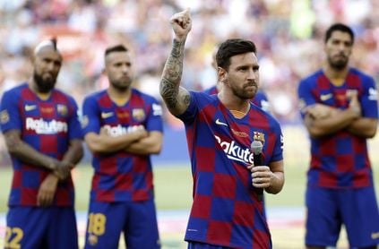 El Barça viaja a Estados Unidos sin Messi, lesionado en el entrenamiento El Barça viaja a Estados Unidos sin Messi, lesionado en el entrenamiento