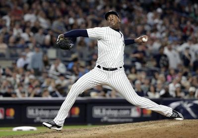 9-6. Tauchman pega dos cuadrangulares y lidera el ataque de récord de los Yanquis 9-6. Tauchman pega dos cuadrangulares y lidera el ataque de récord de los Yanquis