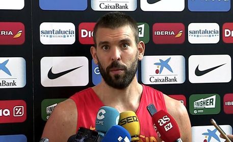 Marc Gasol: "Me encuentro bien pero correr riesgos no es lo más inteligente" Marc Gasol: "Me encuentro bien pero correr riesgos no es lo más inteligente"