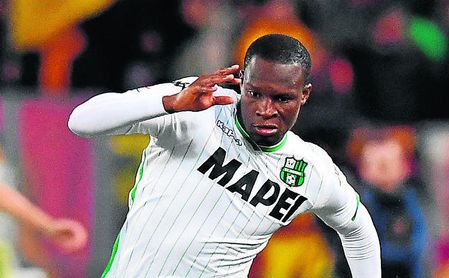 Khouma Babacar, del Sassuolo, ofrecido al Betis. Khouma Babacar, del Sassuolo, ofrecido al Betis.
