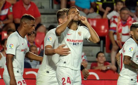 Jordán celebró su tanto de esta guisa. Jordán celebró su tanto de esta guisa.