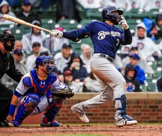 4-0. Thames y Grisham pegan jonrones contra los Diamondbacks y guian el triunfo de los Cerveceros 4-0. Thames y Grisham pegan jonrones contra los Diamondbacks y guian el triunfo de los Cerveceros