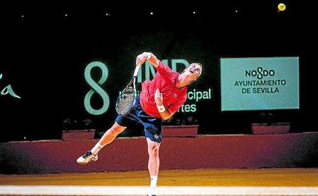 El tricampeón de la Copa Sevilla, Dani Gimeno, se despide en segunda ronda. El tricampeón de la Copa Sevilla, Dani Gimeno, se despide en segunda ronda.