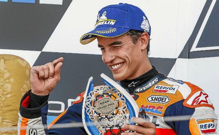 Marc Márquez afronta el G. P. de San Marino. Marc Márquez afronta el G. P. de San Marino.