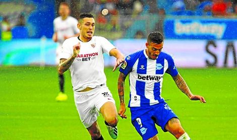 Ocampos no paró de subir y bajar en todo el partido. Ocampos no paró de subir y bajar en todo el partido.