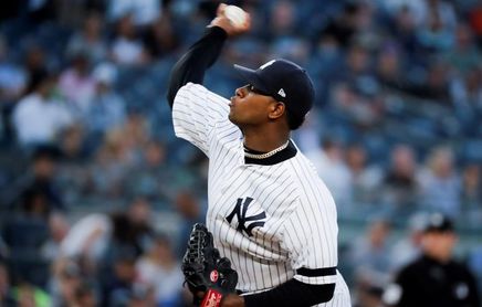 8-6. Severino lanza sólido en su debut y ganan los Yanquis 8-6. Severino lanza sólido en su debut y ganan los Yanquis