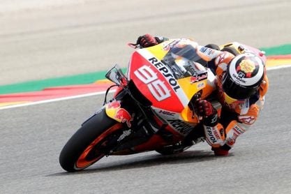 Márquez 'machaca' a sus rivales ante la posibilidad de lluvia Márquez 'machaca' a sus rivales ante la posibilidad de lluvia