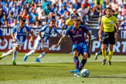 1-2. El Levante deja tocado al Leganés y a Pellegrino 1-2. El Levante deja tocado al Leganés y a Pellegrino