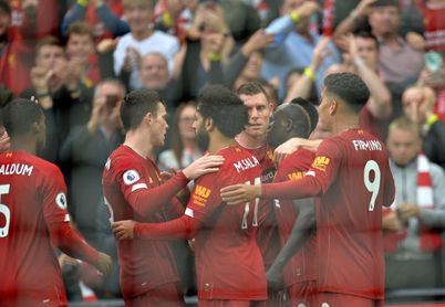 Milner, sobre la bocina, sostiene el pleno de triunfos del Liverpool Milner, sobre la bocina, sostiene el pleno de triunfos del Liverpool