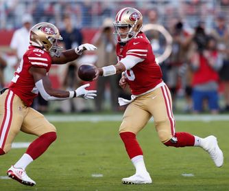 31-3. Breida lidera ataque terrestre ganador y 49ers mantienen el invicto 31-3. Breida lidera ataque terrestre ganador y 49ers mantienen el invicto
