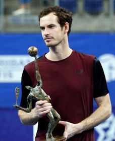Andy Murray llora tras ganar el torneo de Amberes Andy Murray llora tras ganar el torneo de Amberes