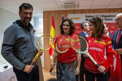 Nadal, Bautista, Carreño, Feliciano y Granollers, equipo español de la Davis Nadal, Bautista, Carreño, Feliciano y Granollers, equipo español de la Davis