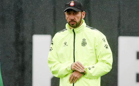 Pablo Machín, técnico del Espanyol. Pablo Machín, técnico del Espanyol.