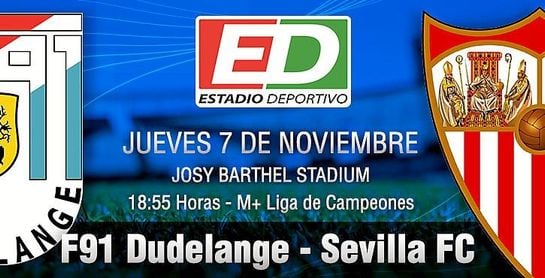 Dudelange y Sevilla se miden en Europa. Dudelange y Sevilla se miden en Europa.