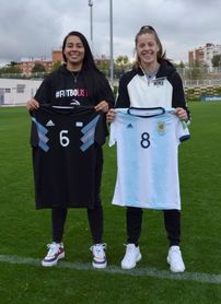 Ruth Bravo y Yael Oviedo, el corazón albiceleste del Rayo Vallecano