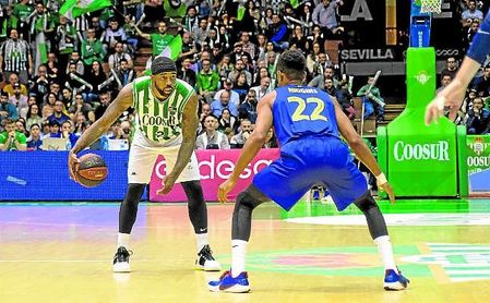 KC Rivers, en un partido con el Betis en la Liga Endesa. KC Rivers, en un partido con el Betis en la Liga Endesa.