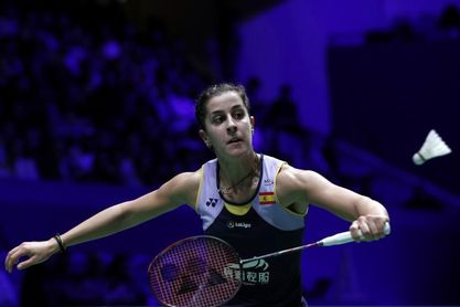 Carolina Marín vence en su regreso a la India tras su grave lesión Carolina Marín vence en su regreso a la India tras su grave lesión