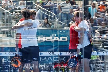 Los españoles Lebrón y Navarro se clasifican a la final del México Open de Padel Los españoles Lebrón y Navarro se clasifican a la final del México Open de Padel