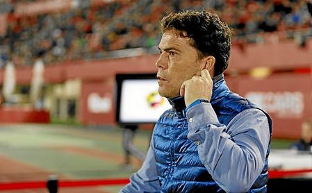 Rubi, en el último partido de Liga ante el Mallorca. Rubi, en el último partido de Liga ante el Mallorca.