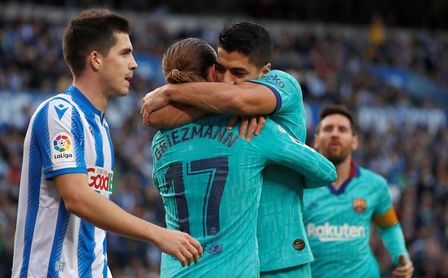 2-2. El Barcelona se deja dos puntos en Anoeta 2-2. El Barcelona se deja dos puntos en Anoeta