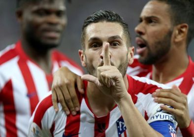 Koke baja para la final Koke baja para la final