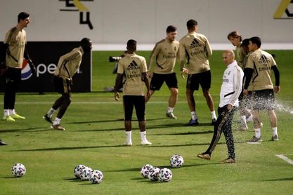 El Real Madrid completa su última sesión antes de la final El Real Madrid completa su última sesión antes de la final